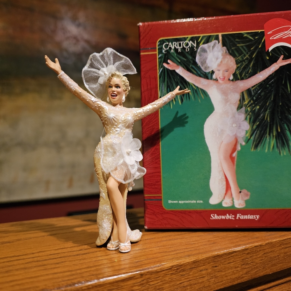 Vintage Marilyn Monroe Holiday Ornament